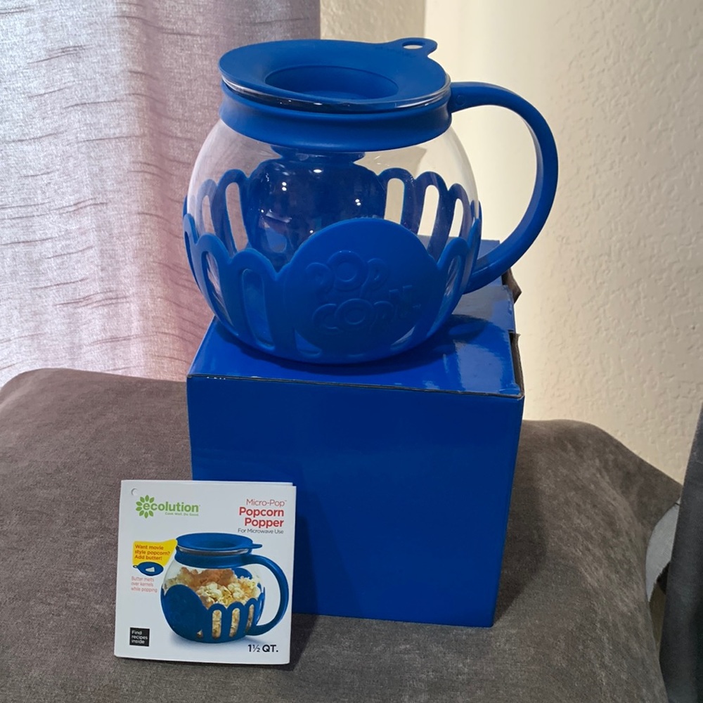 🔹NEW.. Ecolution Patented Micro-Pop Microwave Popcorn Popper…. - Picture 2 of 8